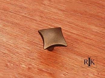 Plain Knob with Four Curves  1 5/32" (29mm) - Antique English - New York Hardware Online