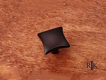 Plain Knob with Four Curves  1 5/32" (29mm) - Oil Rubbed Bronze - New York Hardware Online