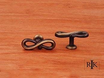 Butterfly Pretzel Knob  2 1/8" (54mm) - Antique English - New York Hardware Online