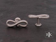 Butterfly Pretzel Knob  2 1/8" (54mm) - Pewter - New York Hardware Online