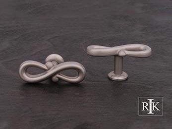 Butterfly Pretzel Knob  2 1/8" (54mm) - Pewter - New York Hardware Online