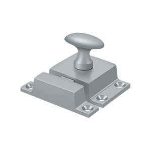 Cabin Lock by Deltana - 1-1/2" x 1-3/4" - Brushed Chrome - New York Hardware