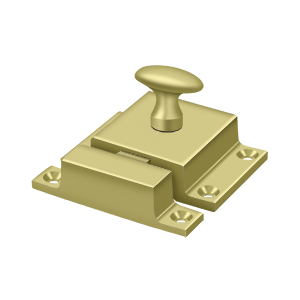Cabin Lock by Deltana - 1-5/8" x 2-1/4" - Polished Brass - New York Hardware
