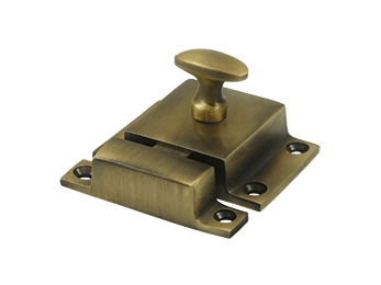 Cabinet Lock, 1.6"  - Antique Brass - New York Hardware Online
