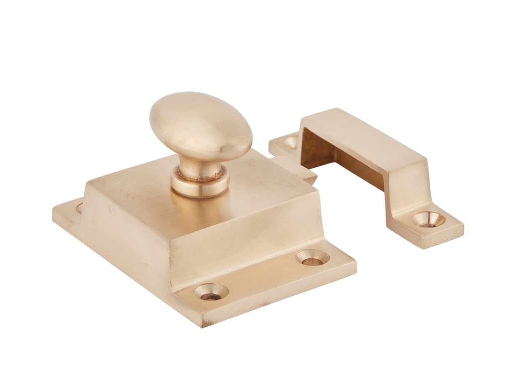 Cotswold Cupboard Latch by Armac Martin - 54mm - Satin Brass Unlacquered