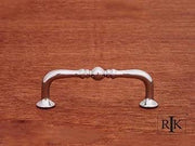 Decorative Elongated Colonial Pull  3 1/2" (89mm) - Chrome - New York Hardware Online