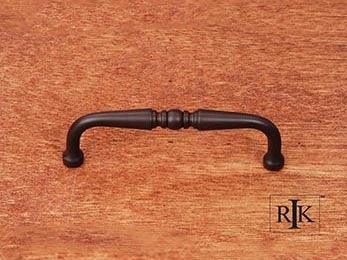 Decorative Curved Pull  3 7/8" (98mm) - Oil Rubbed Bronze - New York Hardware Online