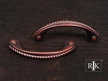 Rope Pull  4 1/4" (108mm) - Distressed Copper - New York Hardware