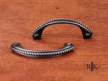 Rope Pull  4 1/4" (108mm) - Distressed Nickel - New York Hardware