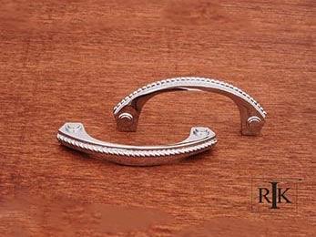 Rope Bow Pull  3 3/4" (95mm) - Chrome - New York Hardware