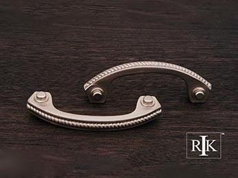 Rope Bow Pull  3 3/4" (95mm) - Pewter - New York Hardware