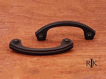 Rope Bow Pull  3 3/4" (95mm) - Oil Rubbed Bronze - New York Hardware