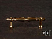 Plain Tapered Pull 3 15/16" (100mm) - Polished Brass - New York Hardware Online