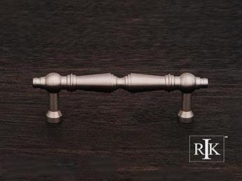 Plain Tapered Pull 3 15/16" (100mm) - Pewter - New York Hardware Online