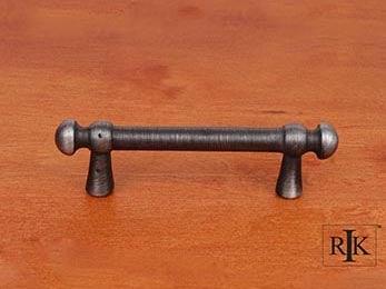 Distressed Decorative Rod Pull 4 3/8" (111mm) - Distressed Decorative Rod Pull - New York Hardware Online