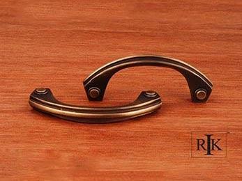 Plain Bow Pull 3 3/4" (95mm) - Antique English - New York Hardware Online