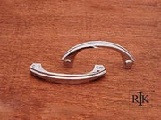 Plain Bow Pull 3 3/4" (95mm) - Chrome - New York Hardware Online