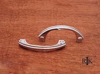 Plain Bow Pull 3 3/4" (95mm) - Chrome - New York Hardware Online
