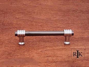 Two Tone Swirl Pull 3 15/16" (100mm) - Black Nickel & Chrome - New York Hardware