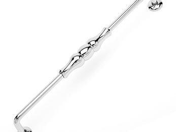 Beaded Middle Vertical Pull 8 3/4" (222mm) - New York Hardware Online