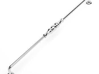 Beaded Middle Vertical Pull 12 3/4" (324mm) - New York Hardware Online