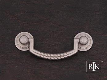 Split Rope Bail Pull 3 15/16" (100mm) - Pewter - New York Hardware