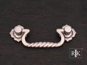 Rope Bail Pull with Clover Ends 4 1/4" (108mm) - Pewter - New York Hardware Online