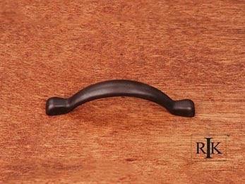 Smooth Decorative Bow Pull   3 7/8" (98mm) - Oil Rubbed Bronze - New York Hardware