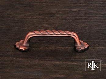 Big Rope Pull with Clover Ends  4 3/8" (111mm) - New York Hardware Online