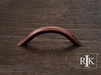 Half Moon Pull  3 3/4" (95mm) - Distressed Copper - New York Hardware Online