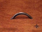 Half Moon Pull  3 3/4" (95mm) - Distressed Nickel - New York Hardware Online