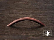 Half Moon Pull  4 3/4" (121mm) - Distressed Copper - New York Hardware Online