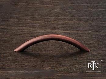 Half Moon Pull  4 3/4" (121mm) - Distressed Copper - New York Hardware Online
