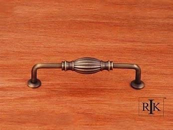 Indian Drum Vertical Pull  5 7/16" (138mm) - Antique English - New York Hardware Online