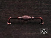 Indian Drum Vertical Pull  5 7/16" (138mm) - Distressed Copper - New York Hardware Online