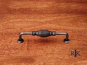 Indian Drum Vertical Pull  5 7/16" (138mm) - Distressed Nickel - New York Hardware Online