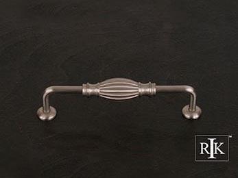 Indian Drum Vertical Pull  5 7/16" (138mm) - Pewter - New York Hardware Online