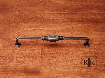 Indian Drum Vertical Pull  8 3/4" (222mm) - Distressed Nickel - New York Hardware Online