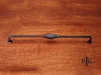 Indian Drum Vertical Pull  12 3/4" (324mm) - Distressed Nickel - New York Hardware Online