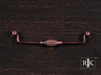 Indian Drum Hanging Pull 8 3/4" (222mm) - Distressed Copper - New York Hardware Online