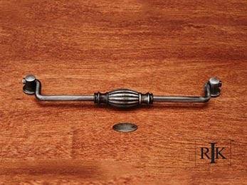 Indian Drum Hanging Pull 8 3/4" (222mm) - Distressed Nickel - New York Hardware Online