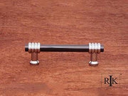 Two Tone Swirl Pull 4 1/2" (114mm) - Black Nickel & Chrome - New York Hardware