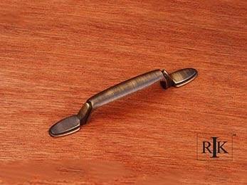 Lined Flat Foot Bow Pull  5 3/16" (132mm) - Antique English - New York Hardware Online