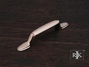 Lined Flat Foot Bow Pull  5 3/16" (132mm) - Pewter - New York Hardware Online