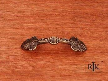 Two Leaf Pull 4 3/8" (111mm) - Antique English - New York Hardware