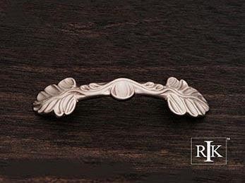 Two Leaf Pull 4 3/8" (111mm) - Pewter - New York Hardware