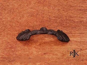 Two Leaf Pull 4 3/8" (111mm) - Oil Rubbed Bronze - New York Hardware