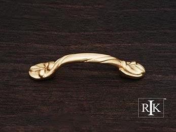 Wavy Pull  4 3/4" (121mm) - Polished Brass - New York Hardware