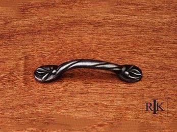 Wavy Pull  4 3/4" (121mm) - Distressed Nickel - New York Hardware