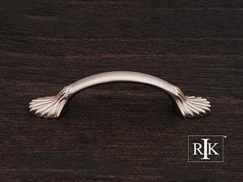 Lines @ End Pull 4 9/16" (116mm) - Pewter - New York Hardware Online